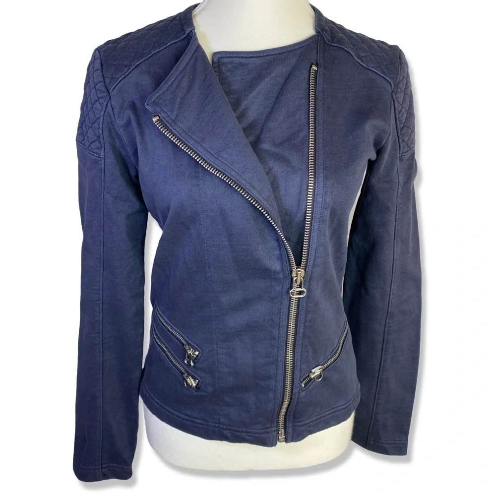 ⭐️GAP Quilted Knit Moto Jacket